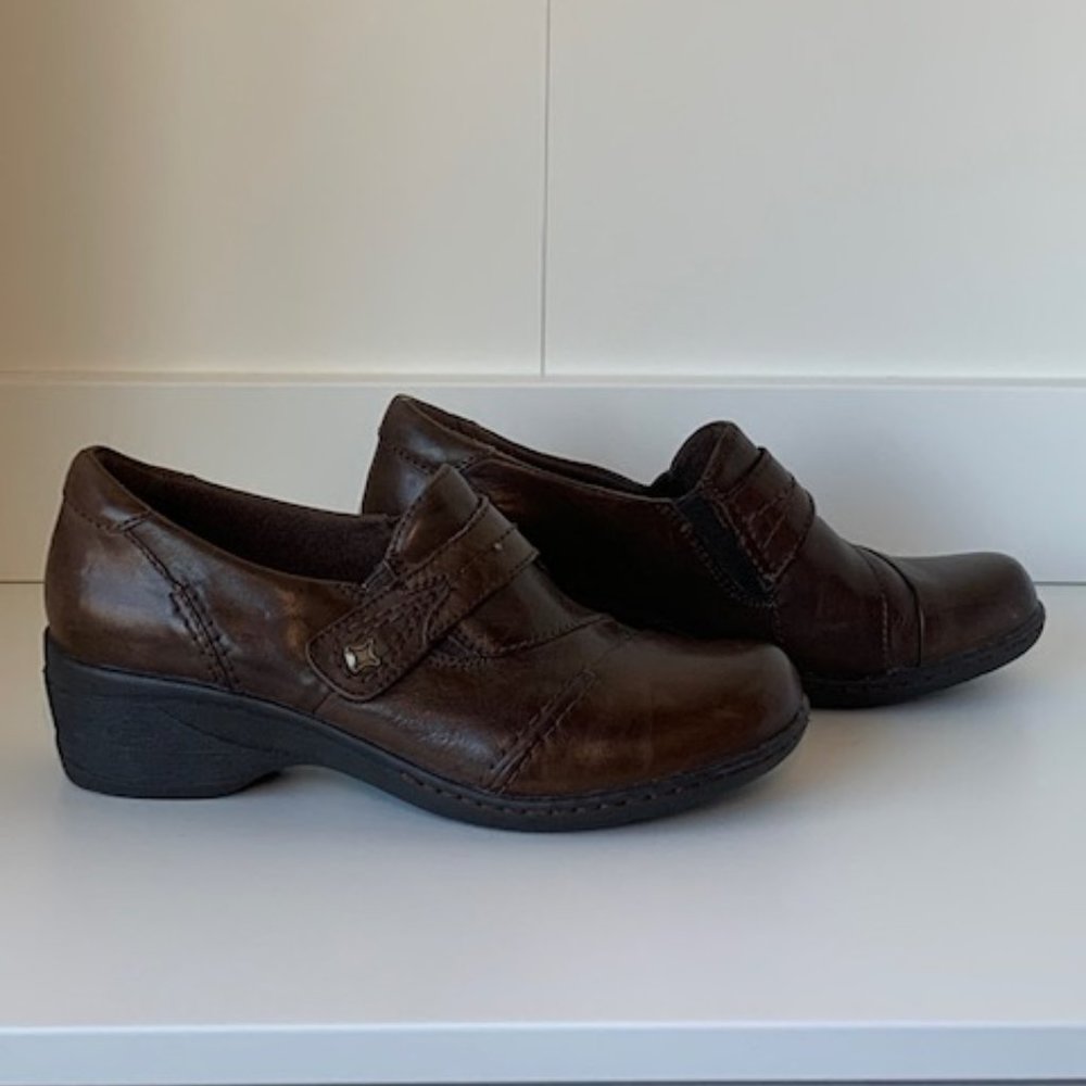 Earth Origins Gabby Gina Shoes - Leather, Slip-Ons